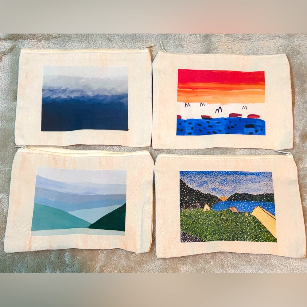 Hand made BTS In The Soop painting pouch